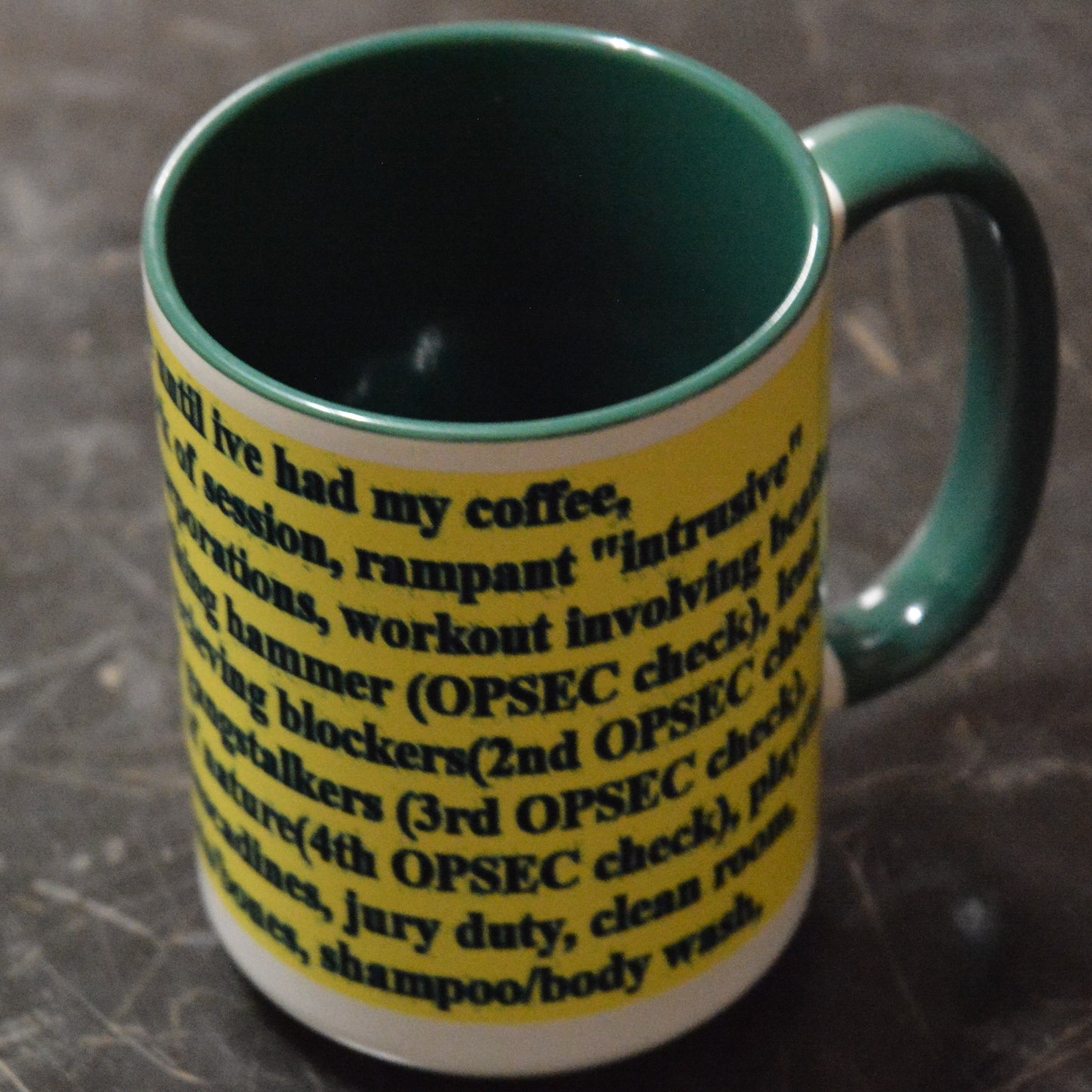 Opsec Check Mug