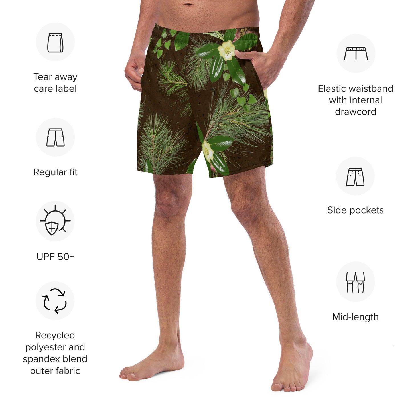 Howdy "Muddy Swamp" Hawaiian pants