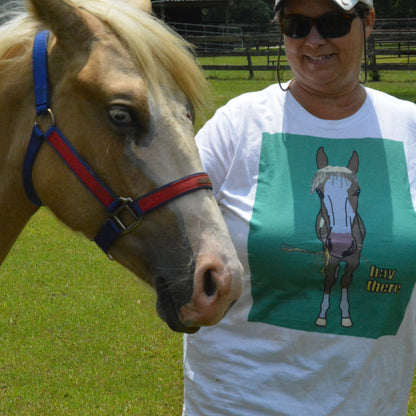 hay there Horse Shirt (Mom's Custom)